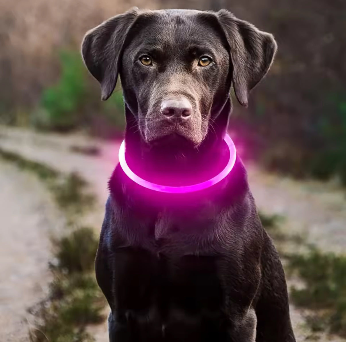 Collar para tu mascota luminoso recargable